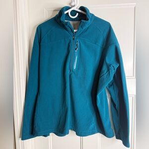 Women’s Eddie Bauer First Ascent Teal Quarter-Zip Fleece Pullover, 3X